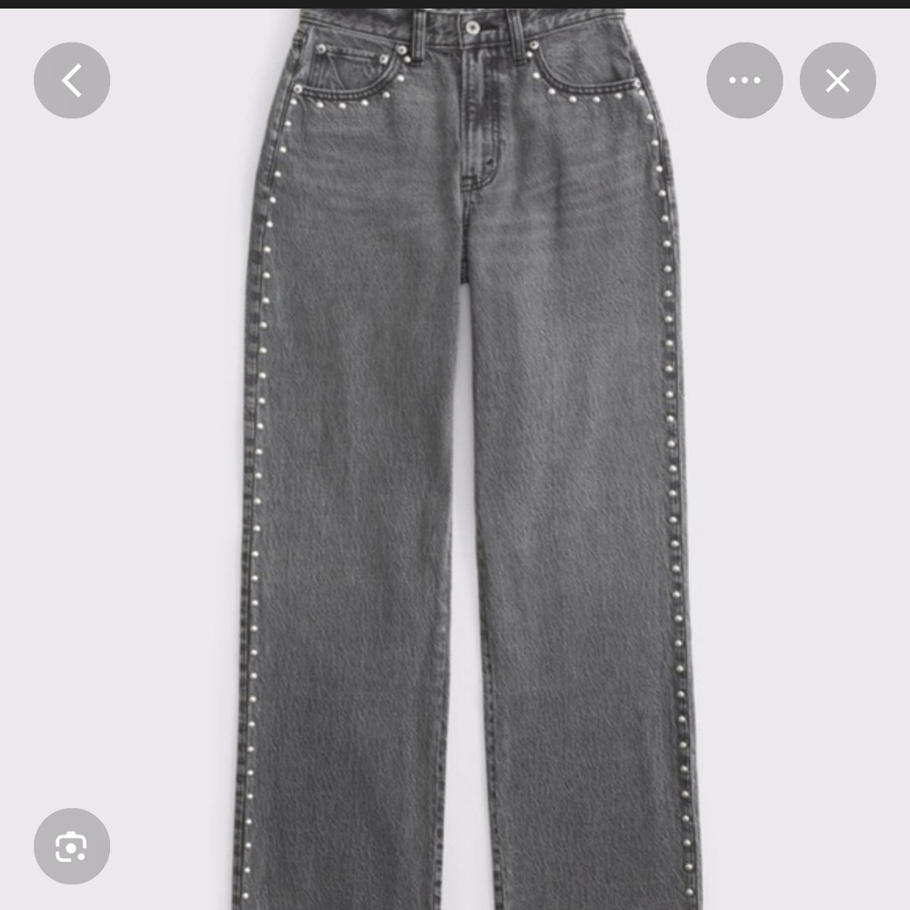 Abercrombie & Fitch The Loose High Rise Jeans - Picture 3 of 4